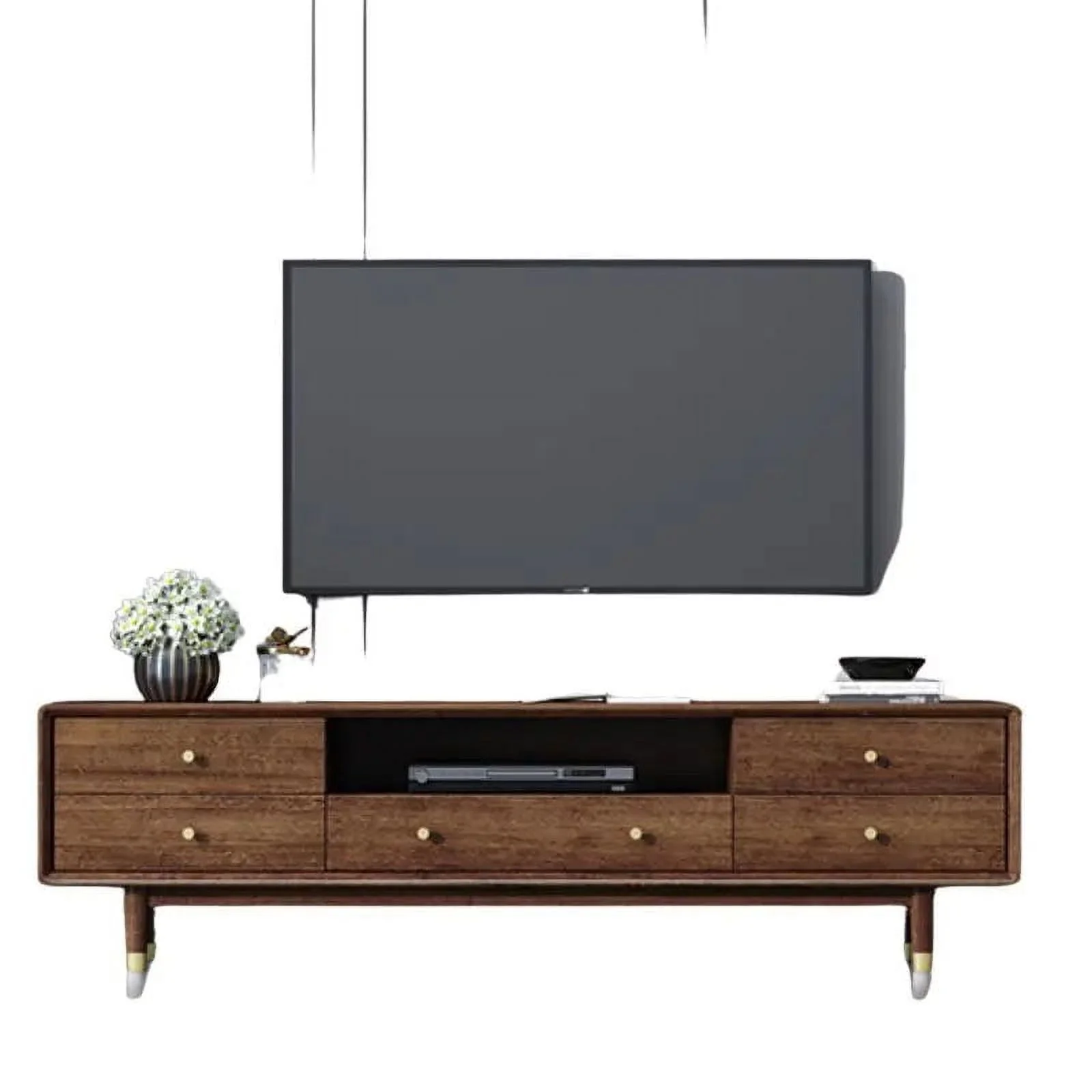 Wood Nordic Tv Stands Modern Retro Mobile Bedroom Mirror Simplicity Tv Stands Console Mueble Salon Living Room Furnitures