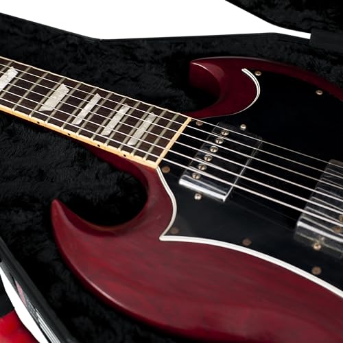 Gator Cases Molded Flight Case for Strat/Tele Style Electric Guitars with TSA Approved Locking Latch, (GTSA-GTRELEC)