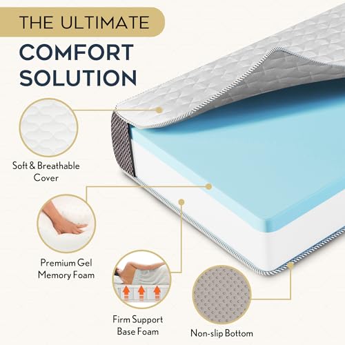 Tri Folding Mattress with Memory Foam Layer