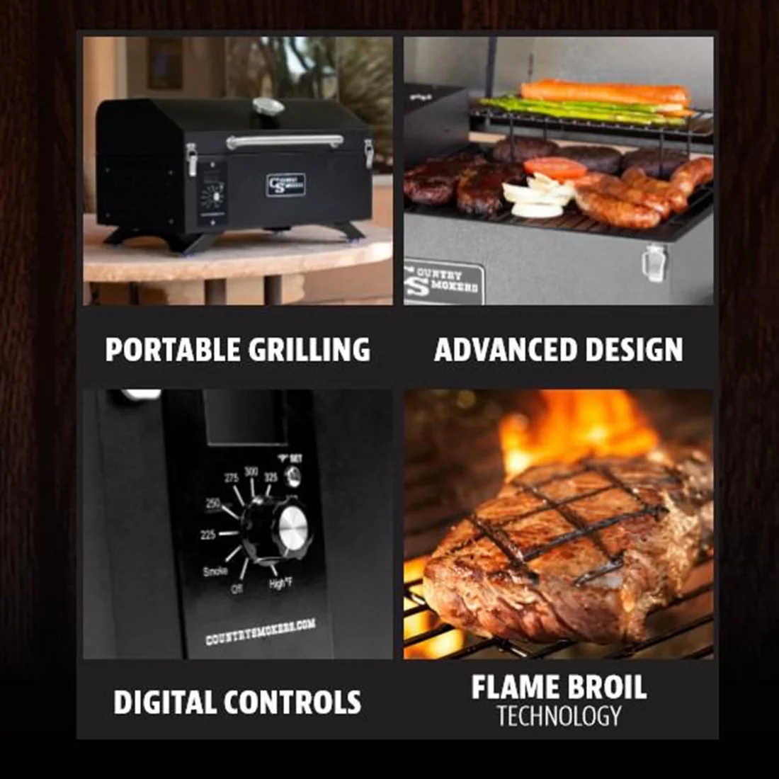 Country Smokers 21 sq ft Pellet Grill