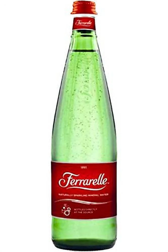 Sparkling Natural Mineral Water  750 Ml (6 Glass Bottles)
