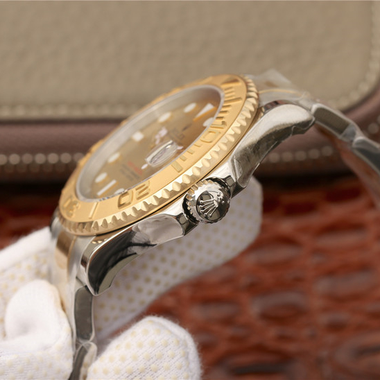 Yacht Master 1 Goldmix ( Gold & Blue Dial ) Stainless Steel 40mm