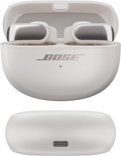 Bose Ultra Open Bluetooth Earbuds, True Wireless Earbuds with OpenAudio for Awareness, Clip On Design for Comfort, Immersive Audio