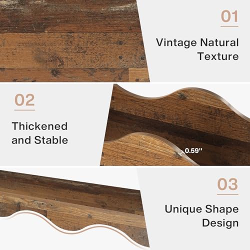Tribesigns 63 Inches Farmhouse Console Table with Storage, Couch Table Behind Sofa, Long Entryway Sofa Station, Narrow Console Stand