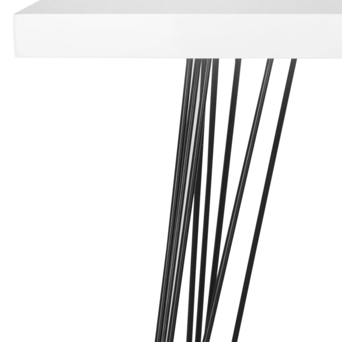 Safavieh Wolcott Black Retro Mid Century Lacquer Console