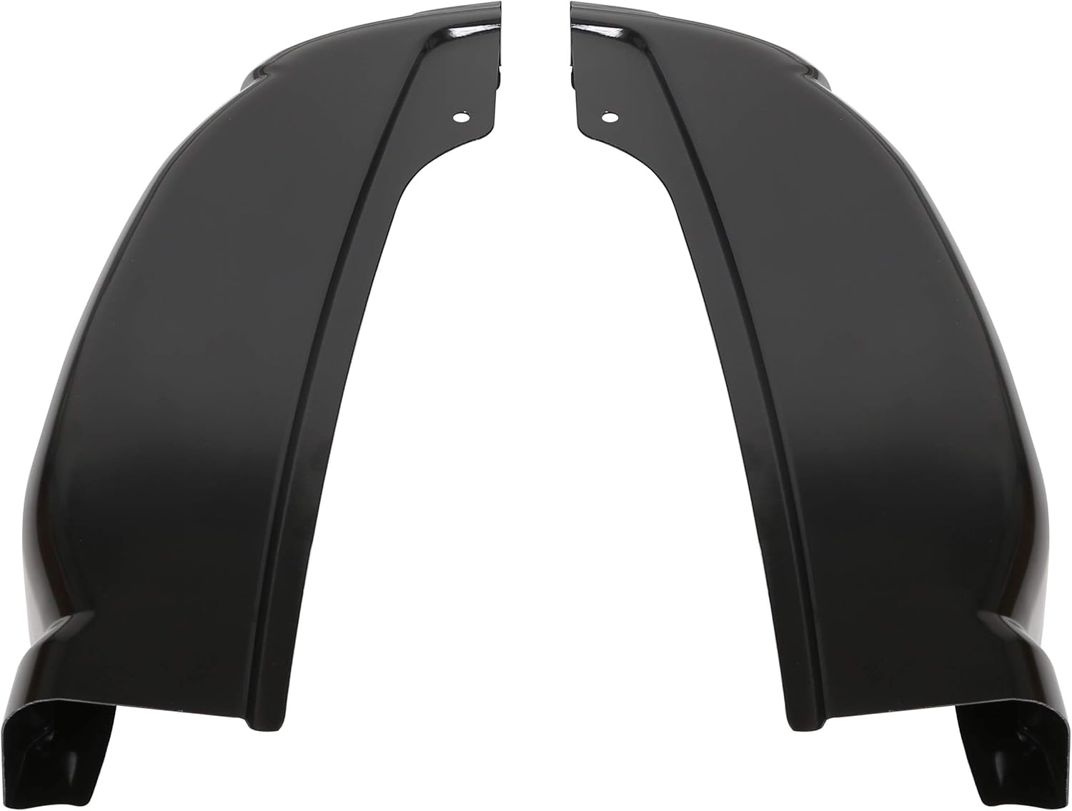 HECASA Steel Cab Corners Fits 1999-2007 Chevy Silverado GMC Sierra Replacement For 0856-115 0856-116 4 door Extended Cab Trucks Pack of 2