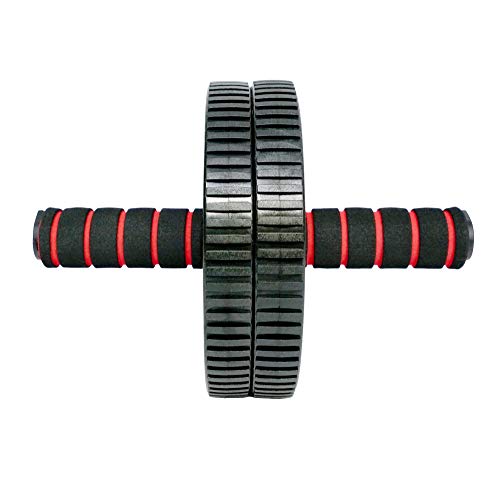 Sunny Health & Fitness Waist Trainer Ab Roller with Elbow Support, Training Wheels, Foldable for Home Gym, Abdominal Exercises, Core Strength