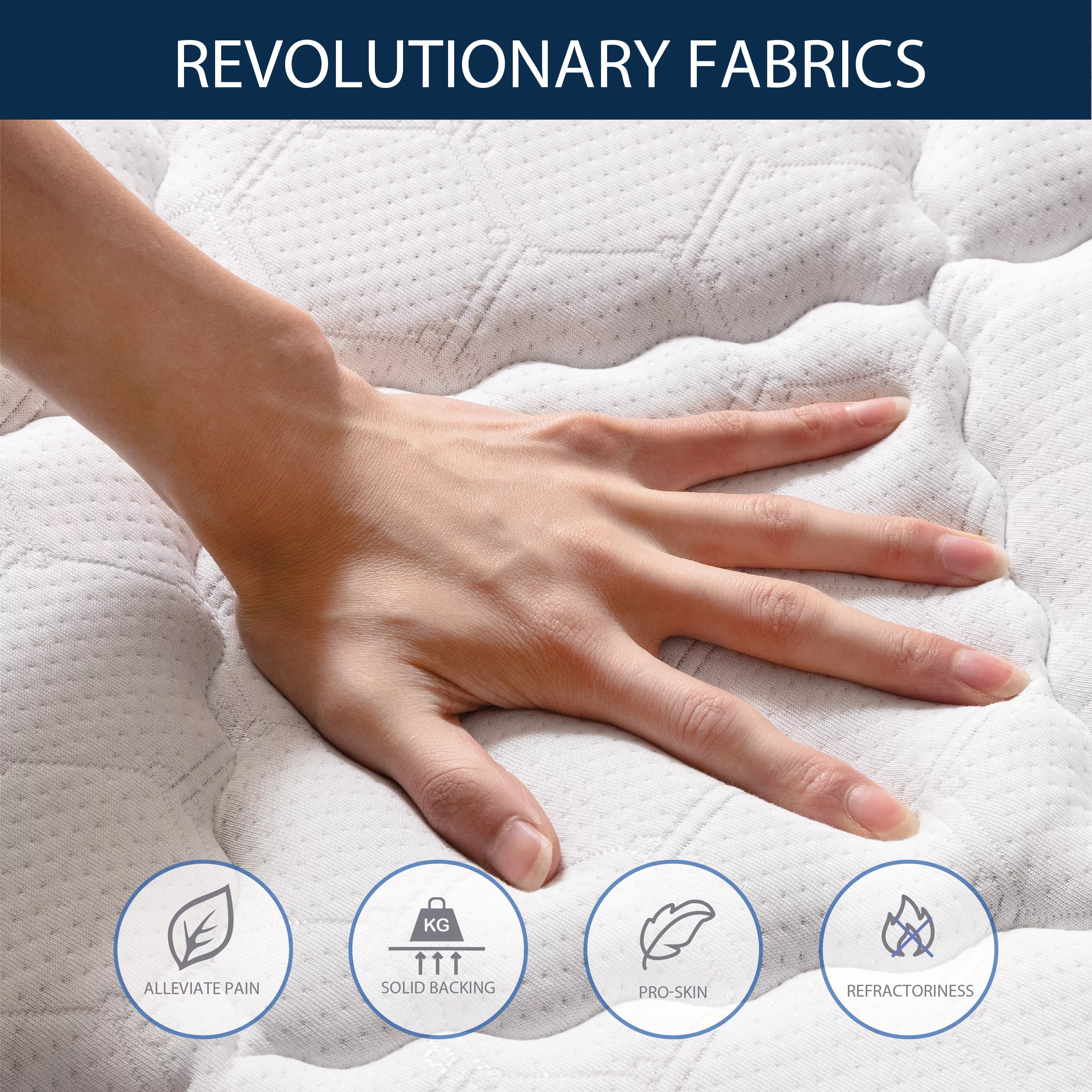 MLILY Value 13" King Mattress Hybrid Mattress, Medium
