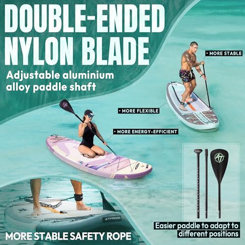 11'6"x35" Inflatable Stand Up Paddle Board 450LBS Weight Capacity Extra Wide Non-Slip Stable Deck Adult SUP