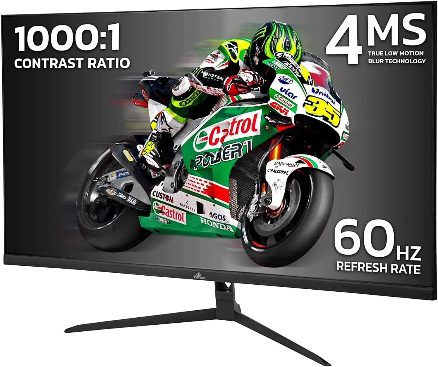 YEYIAN ODRAZ 32” PC Gaming Frameless 4K UHD HDR Monitor 3840x2160 IPS Panel, 1 Billion Colors, Low Blue, 350cd/m2, 1000:1, 60Hz, 4ms, 16:9, 178°