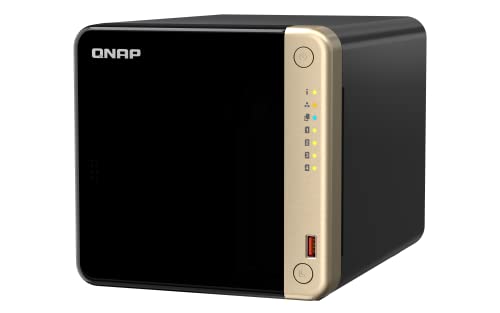 QNAP TS-464-8G-US 4 Bay High-Performance Desktop NAS with Intel Celeron Quad-core Processor