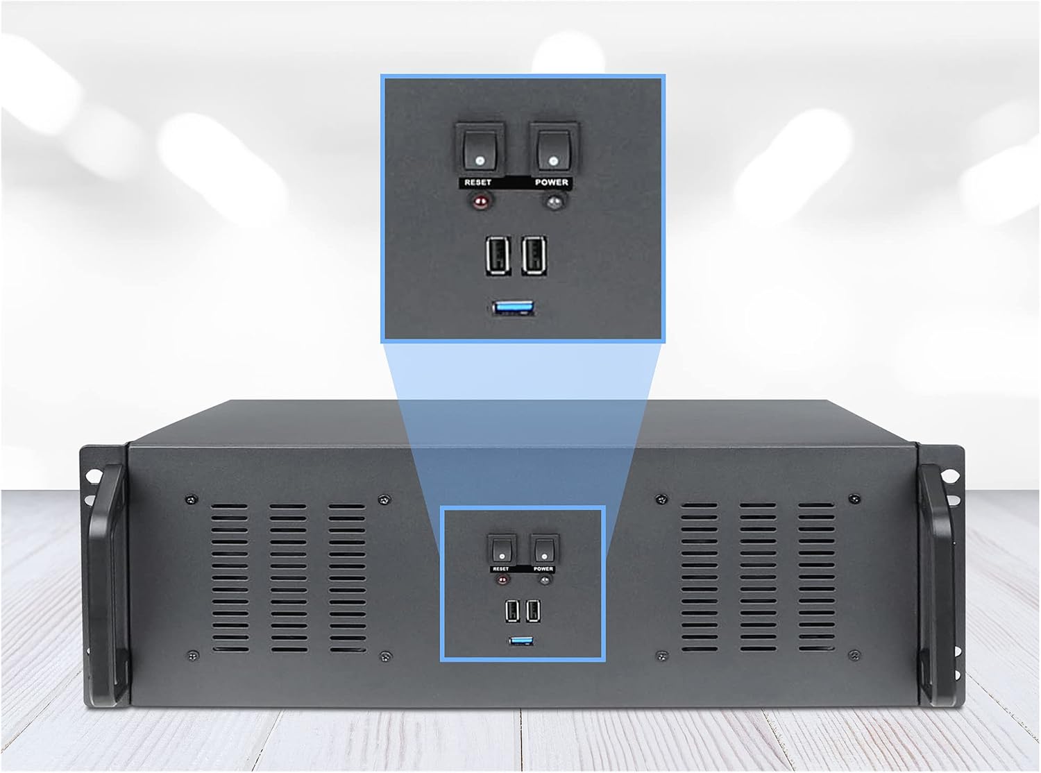 Rosewill 4U Server Chassis 15 Bay Server Case 15x 3.5 HDD Bays, E-ATX Board, Rackmount Server Case