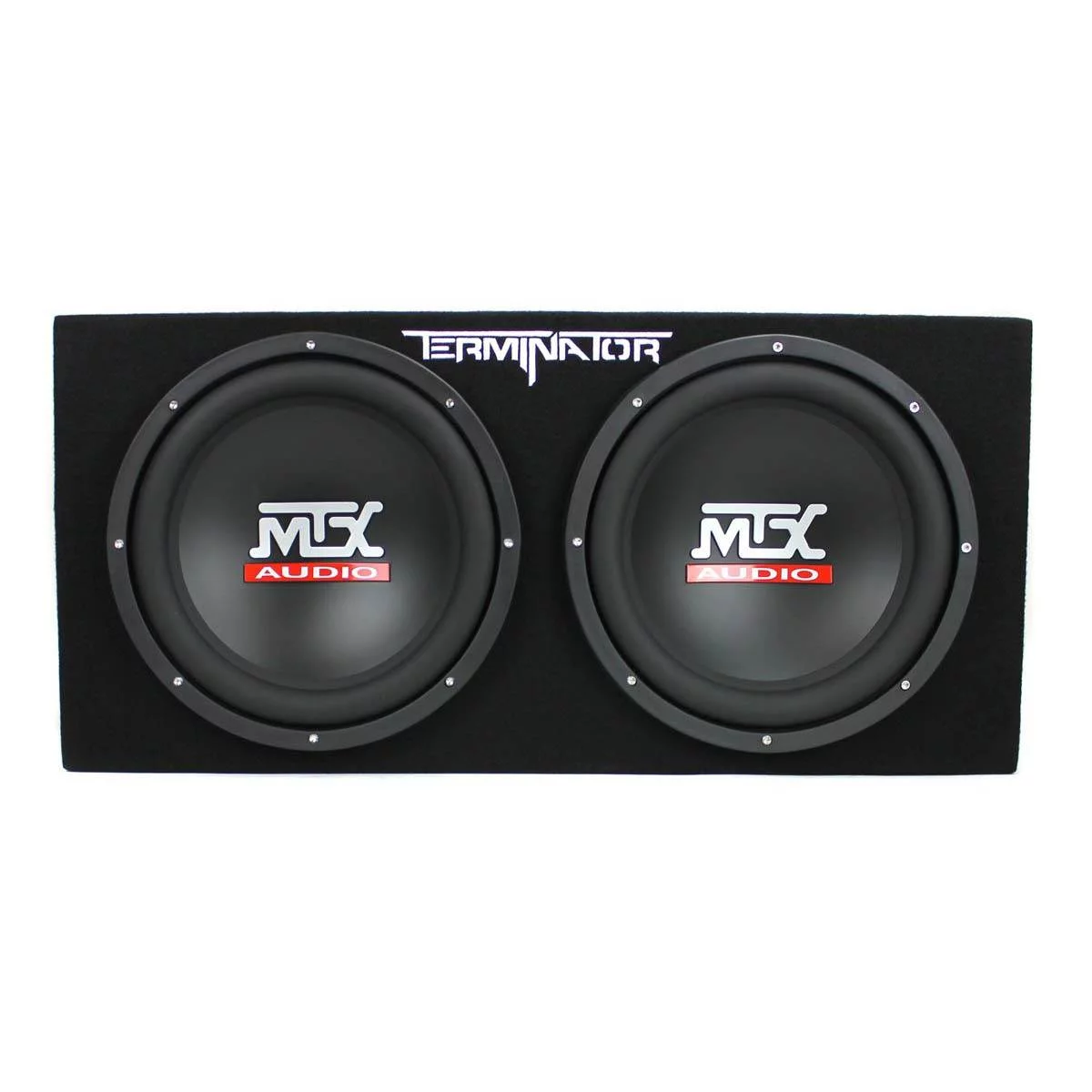 MTX TNE212D 12" 1200W Dual Loaded Car Subwoofer and Boss 1100W Amplifier w/ Kit