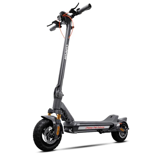 Electric Scooter, 1200W Motor, MAX 50 Miles Long Range & 31 mph Top Speed, with 10.5" Off Road Tires
