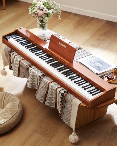Donner DEP-1S Piano Keyboard 88 Keys, Beginner Digital Piano with 88 Key Velocity-Sensitive Keyboard, Record, Bluetooth, Chord