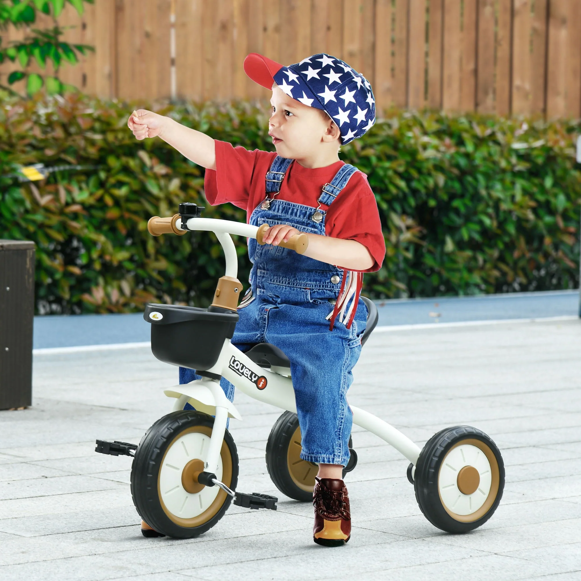 Qaba Tricycle for Kids Age 2-5, Toddler Bike for Children, Pink
