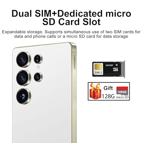 X25 Ultra 5G Cell Phone, Unlocked Android Smart Phone, 8+256GB+128GB Unlocked Android Phone