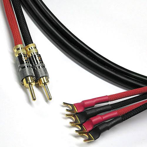 Canare 4S11 Speaker Cable 2 Banana to 4 Spade (25&) CA4S112B4S25