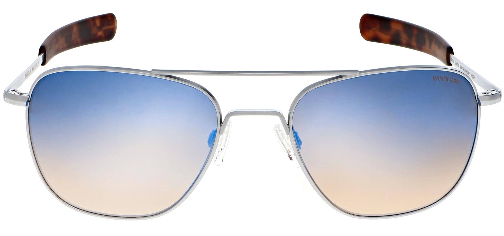 Randolph Engineering Aviator Matte Chrome Sunglasses | AGX Bayonet AR