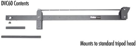 ProAm USA Orion Jr DVC60 Compact DSLR Video Camera Jib Crane Tilt, 4 ft