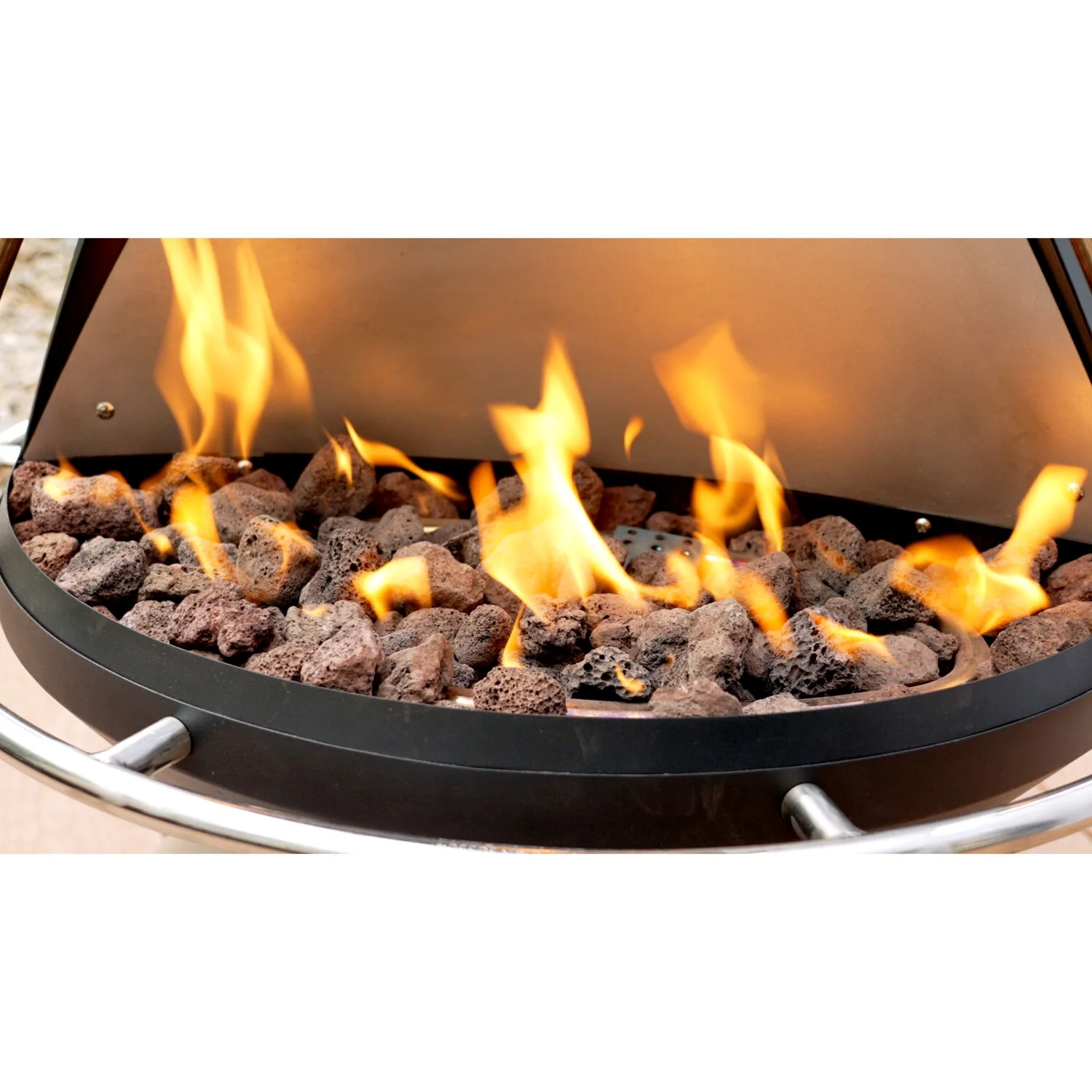 Cuisinart Chimenea Propane Fire Pit, Patio Heater with Tip-Over Safety Switch