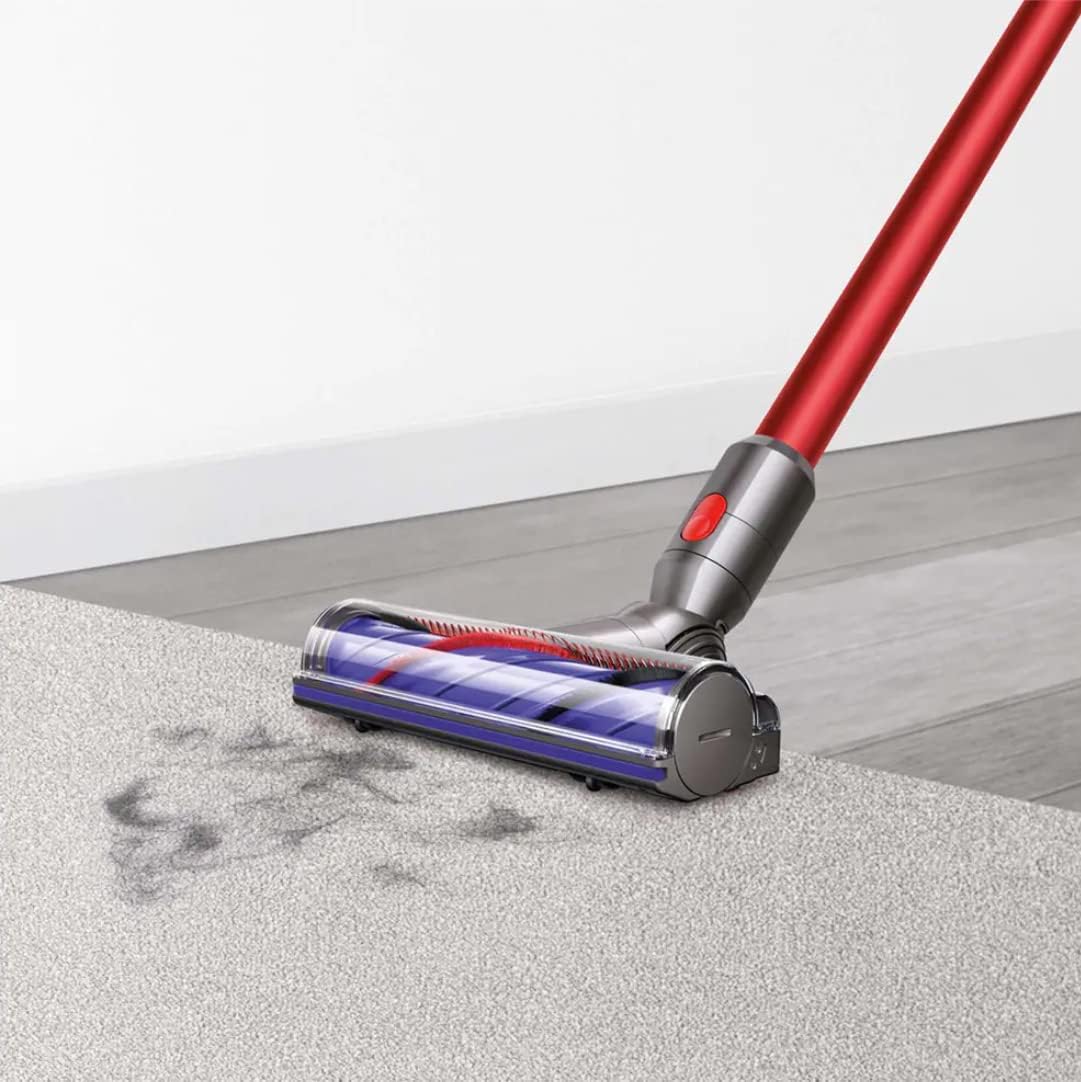 Dyson V8 Origin HEPA Cordless Vacuum Cleaner Red/Iron (Renewed)