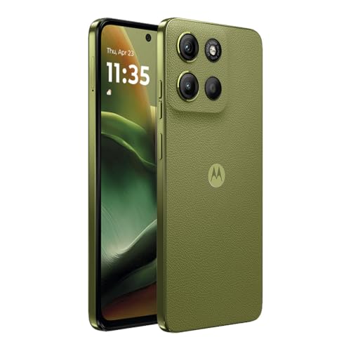 Motorola Moto G15 4G LTE (XT2521-2) 4+256GB Dual Sim | GSM Unlocked | International Model | for T-Mobile, Metro PCS, Mint & Tello - (Gray)