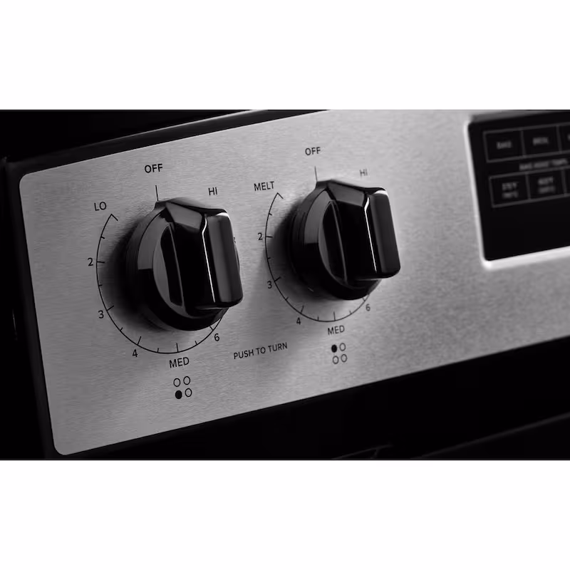 30 in. 4-Element Freestanding Electric Range in Stainless Steel