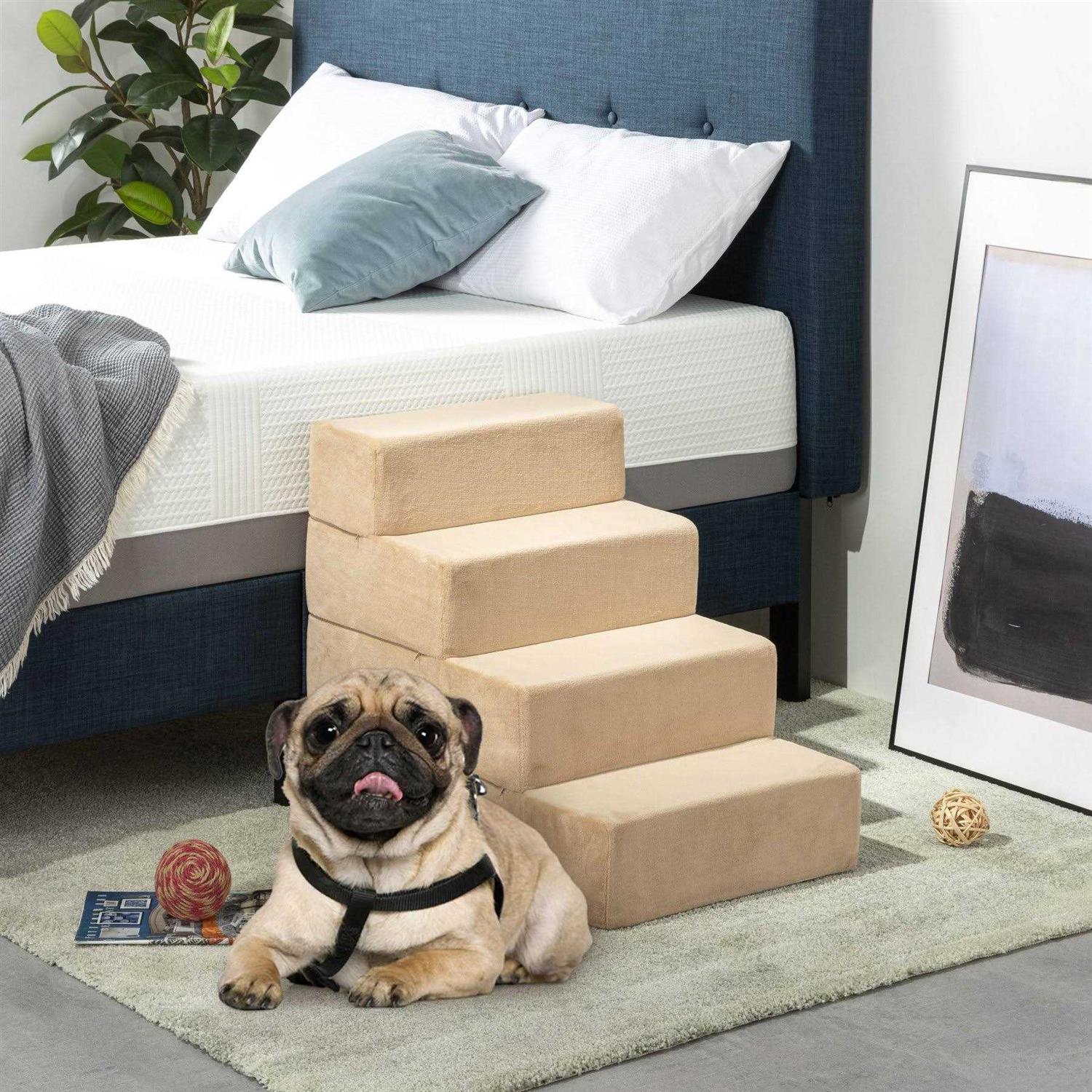 Zinus Foam 13”-24” Comfort Pet Stairs - Pet Supplies online store