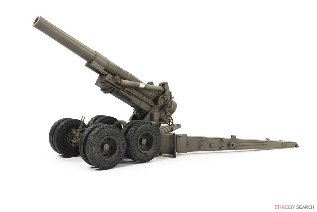 AFV Club 35321 WWII 8 inch Howitzer M1 1/35 Scale Plastic Model Kit