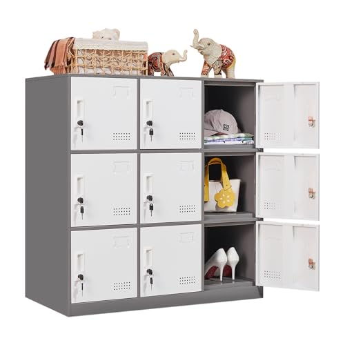 Student Locker Organizer, Multi-Door Steel Locker, Small Locking Cabinet Storage Organizer, Office File Cabinet, Home Locker, Gym Locker