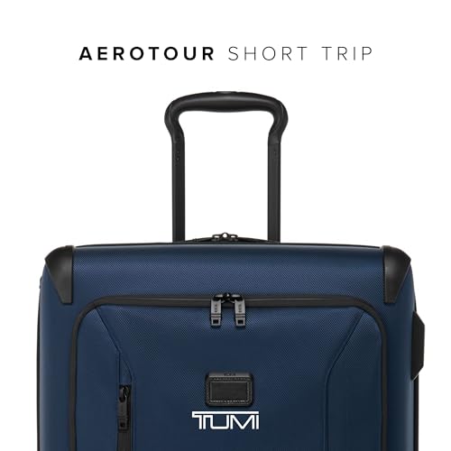 TUMI - Aerotour 4 Wheel Expandable Luggage - Men's and Women's Business and Leisure Travel Suitcase - 21.75" International Expandable Carry-On, Black