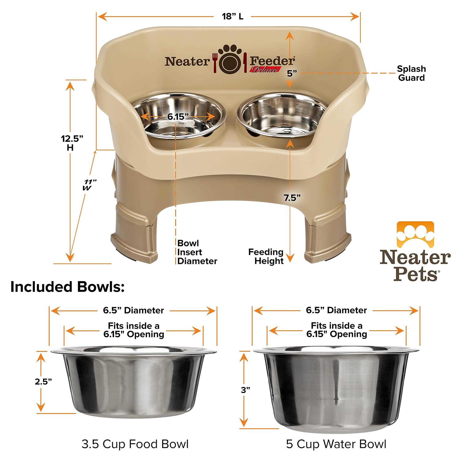 Neater Feeder Deluxe with Leg Extensions - Pet Supplies online store