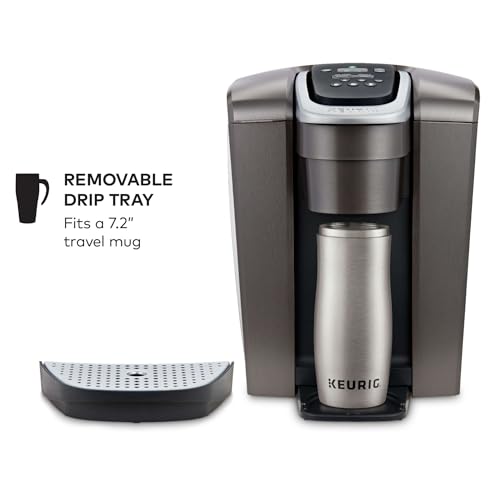 Keurig K-Elite Single Serve K-Cup Pod Coffee Maker, with Strength and Temperature Control, Iced Coffee Capability, 8 to 12oz Brew Size, Programmable
