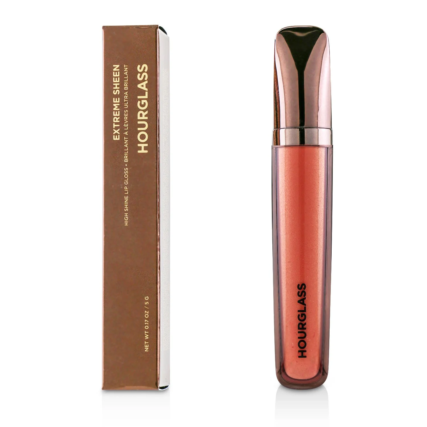 HourGlass Extreme Sheen High Shine Lip Gloss - # Ignite (Metallic Rose Gold)  5g/0.17oz