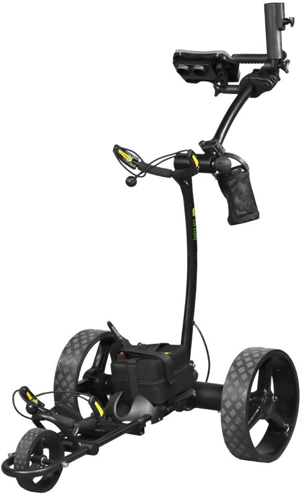 Bat-Caddy X4R Sport Remote Control Cart w/ Free Accessory Kit, 35Ah, Black