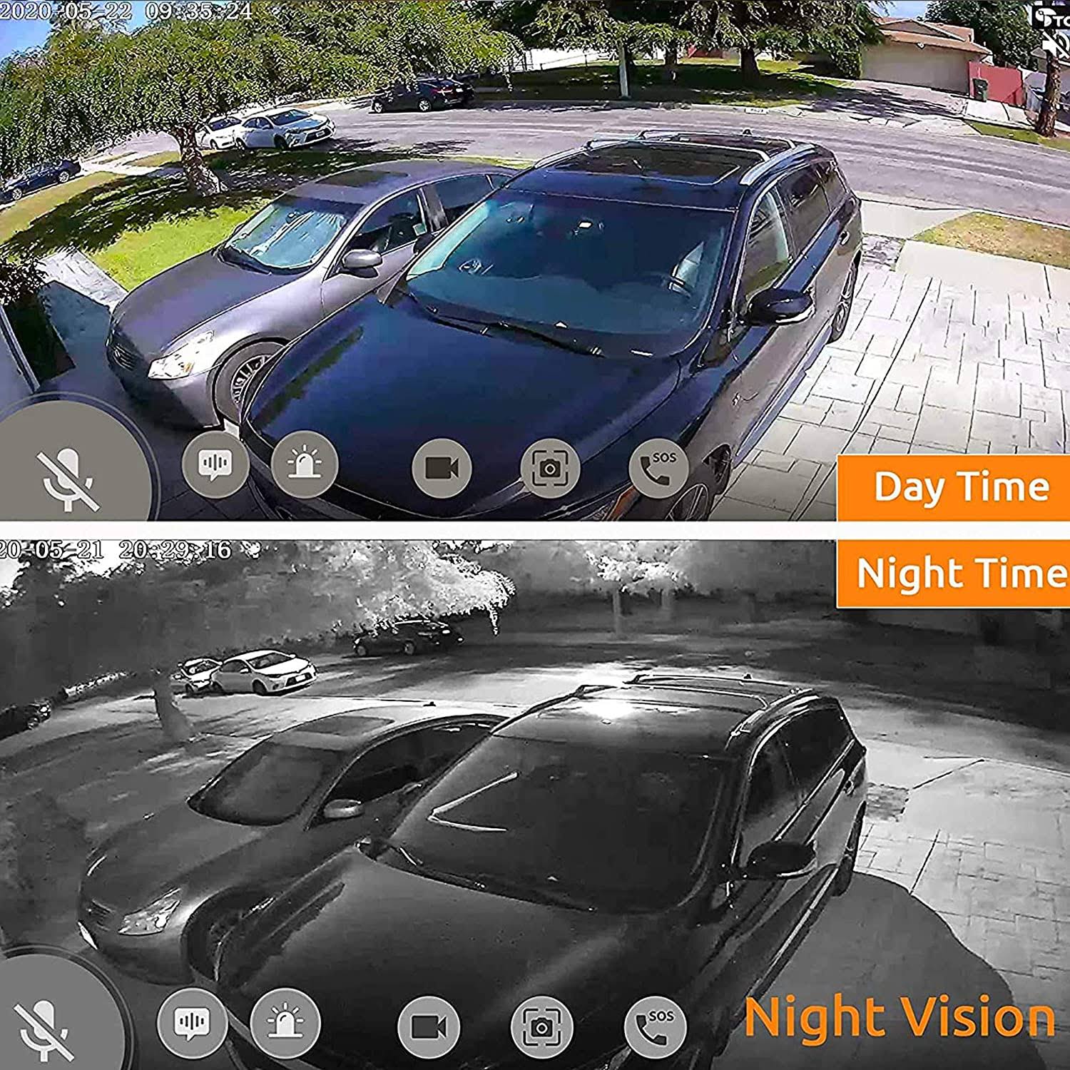Toucan Wireless Outdoor Camera Build-in Rechargeable battery, Free Cloud Storage