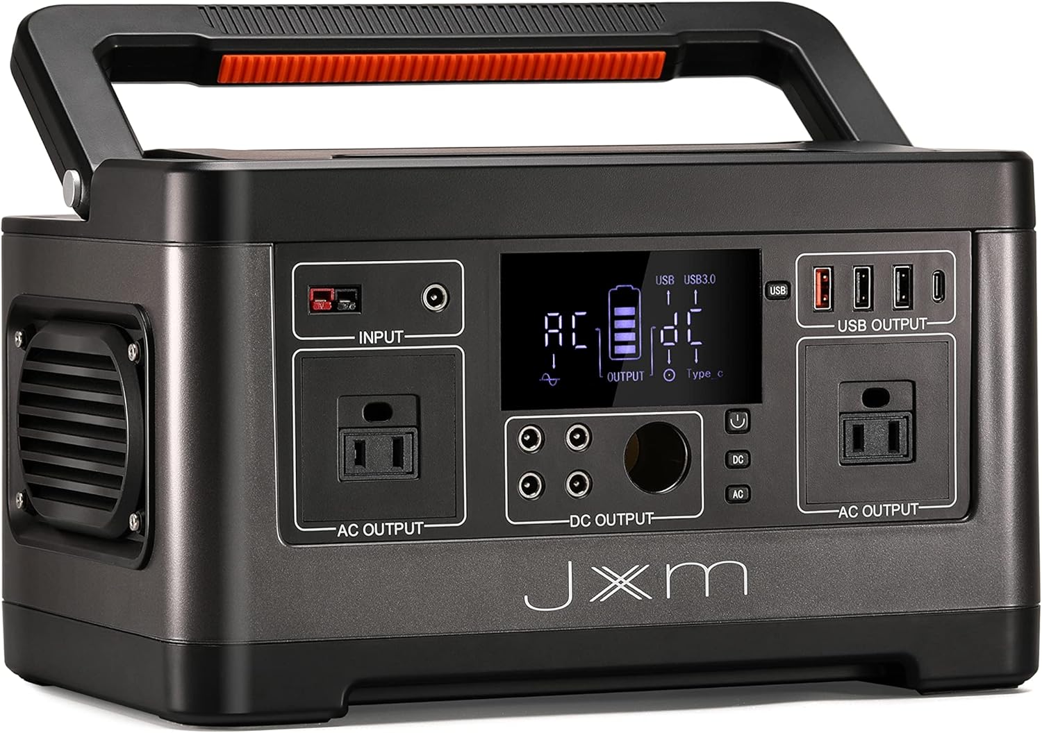 JXXM Portable Power Station 1002Wh Solar Generator, LiFePO4 Battery with 110V/1000W Pure Sine Wave AC Outlet