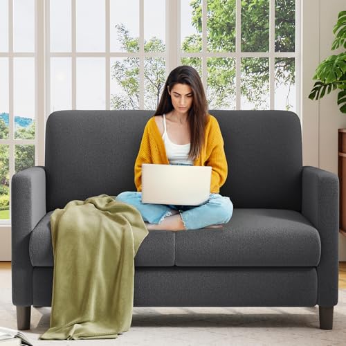 Sofa Accent Chair, 33" Reading Chair for Bedroom, Tool-Free Setup Living Room Accent Chairs, Comfy Arm Chairs Living Room, All-Wood Reading Nook