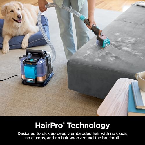Shark StainStriker Portable Carpet Upholstery & Area Rug Cleaner, Bonus XL Tool & Full-Size Cleaning Solution, Stain & Odor Remover