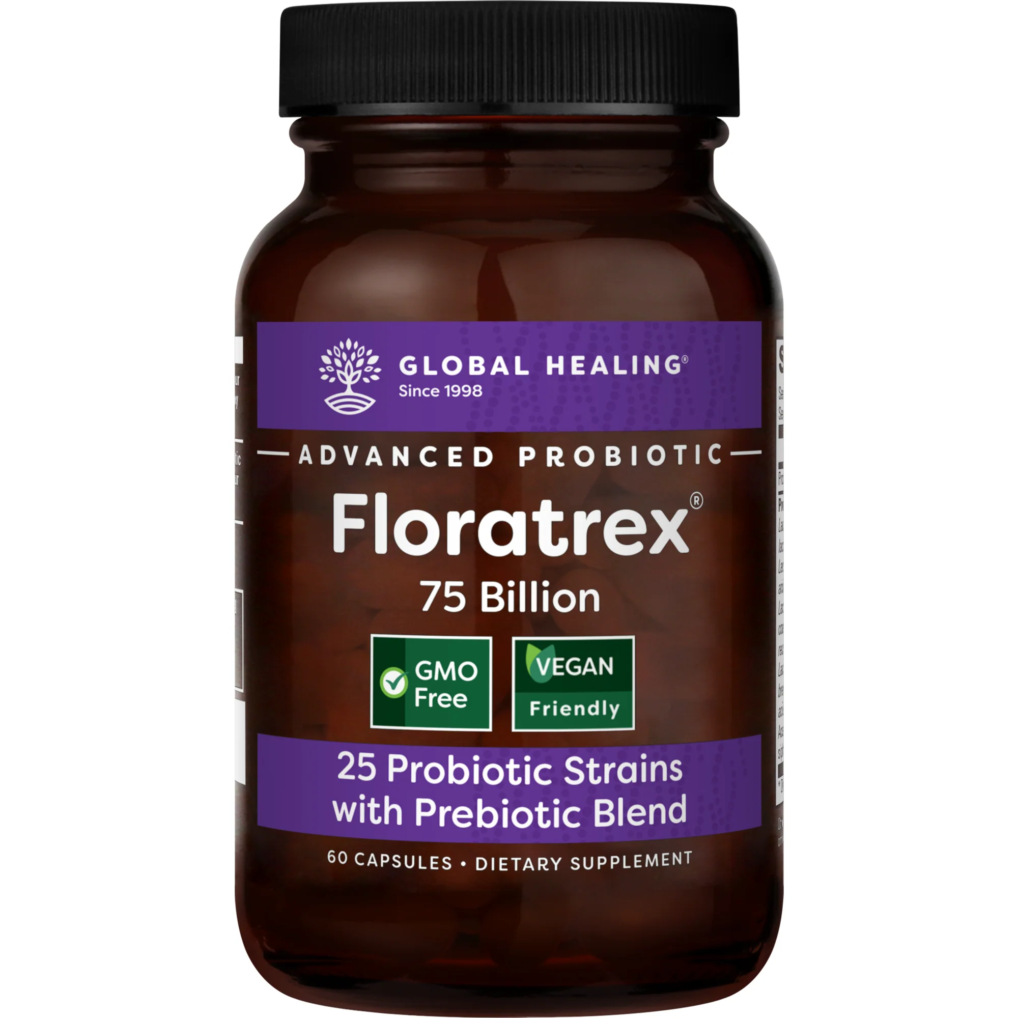 Floratrex 60 capsules by Global Healing - Kansas Nuitrition - HNZSDS