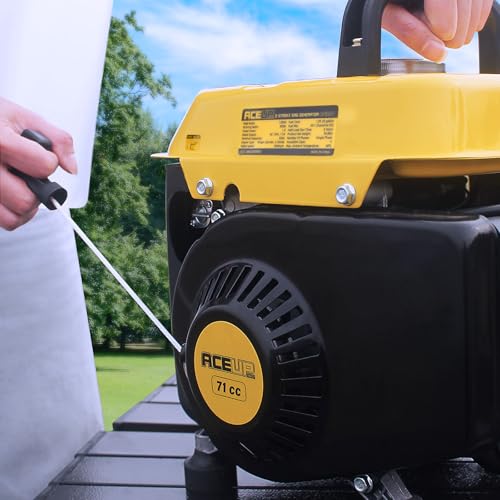 Aceup Energy 1,200W Gas Powered Generator, Small Portable Generator for Home Use Camping Ultralight, EPA & CARB Compliant