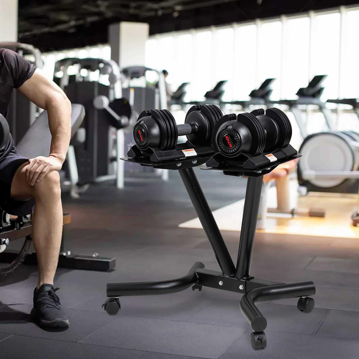 ALTLER Adjustable Dumbbell Stand Fitness Dumbbell Rack &amp; Weight Rack for Home Gym Set - Sports Supplies Online Store