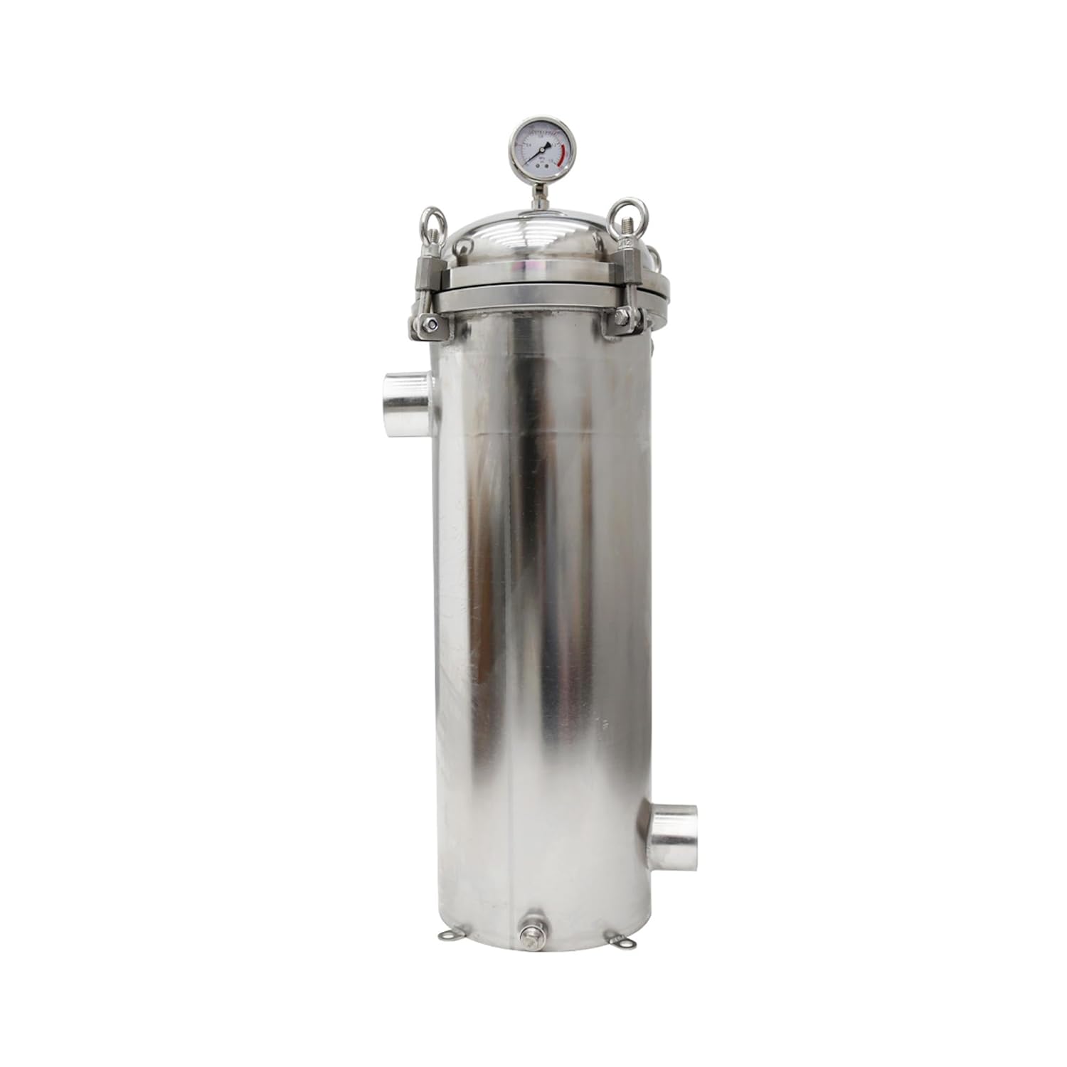 #1 Bag Filter Housing 304 Stainless Steel Convex Cover Flat Bottom Bag Filter