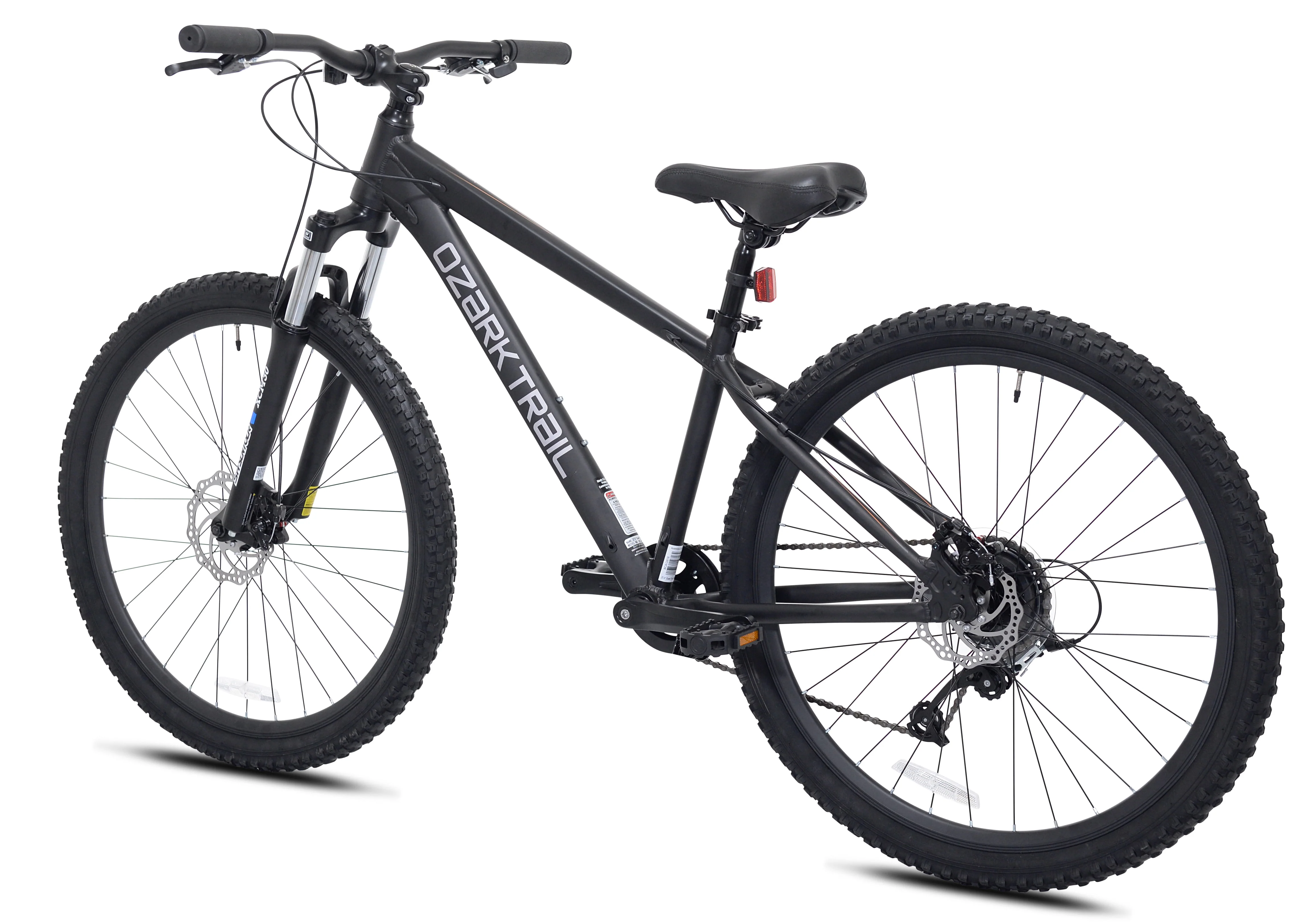 Ozark Trail 27.5 Vibe Mountain Bike, Medium Frame, Black, Adult, Unisex