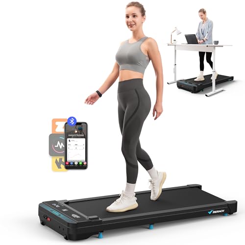 MERACH Walking Pad, Small Treadmill for Home & Office, Under Desk Treadmill with Max 3.8MPH 40 dB