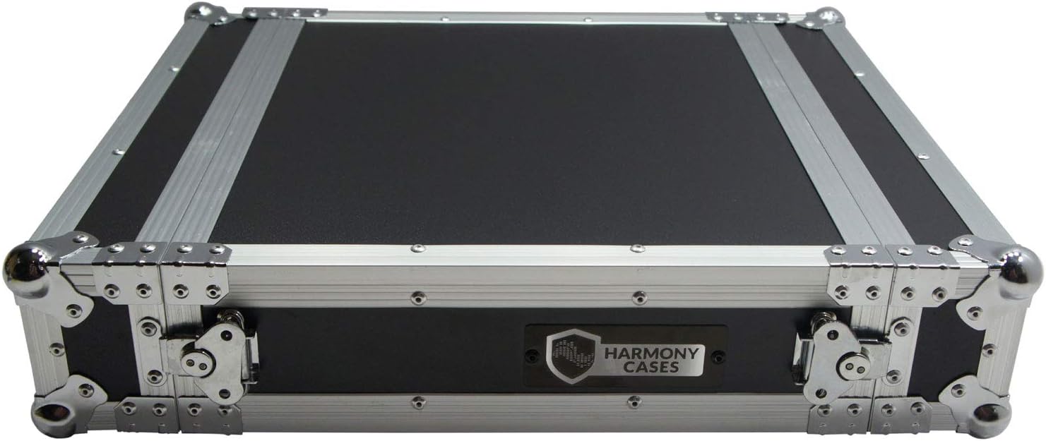 Harmony Cases HC6UAD DJ Flight Amp 6U Rack Space Road Travel Amplifier Case