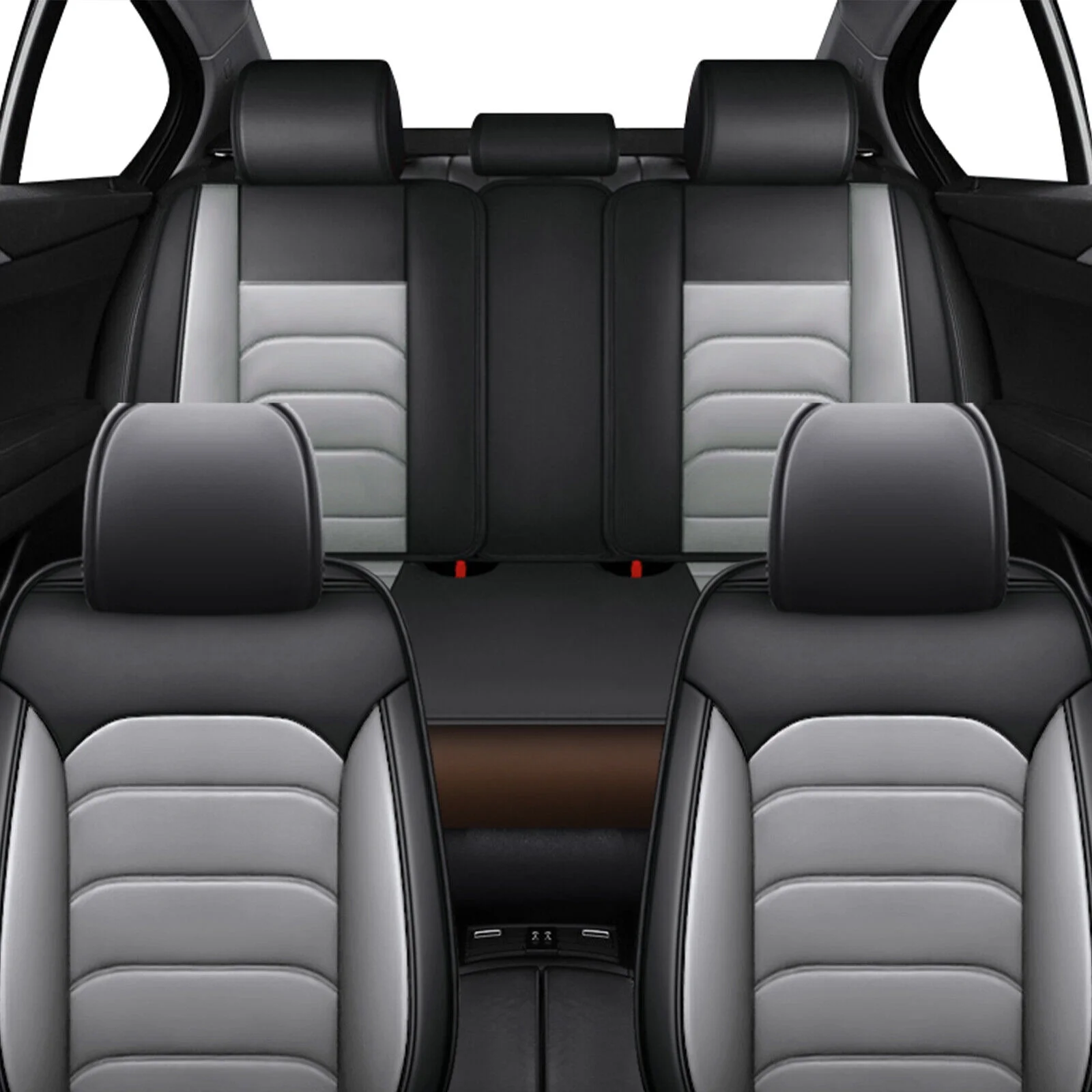 5 Seats For 2000-2024 Nissan Rogue Xterra Sentra Car Seat Cover Faux Leatherette Automotive Seat Covers Interior Accessories For Nissan Altima Sentra