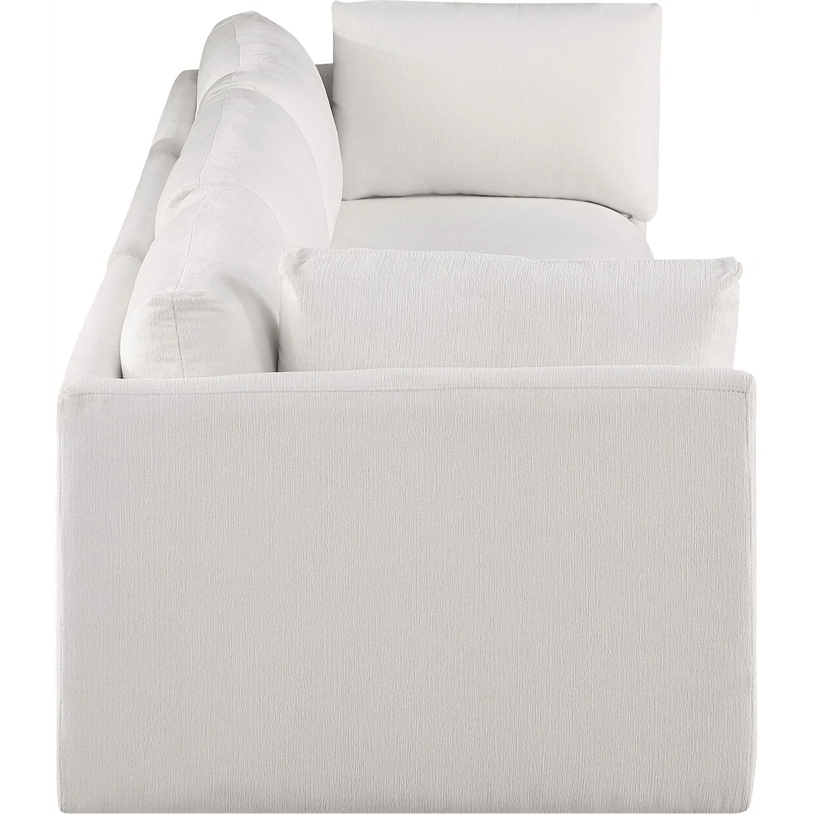 Meridian Furniture Ease Cream Fabric Modular Sofa