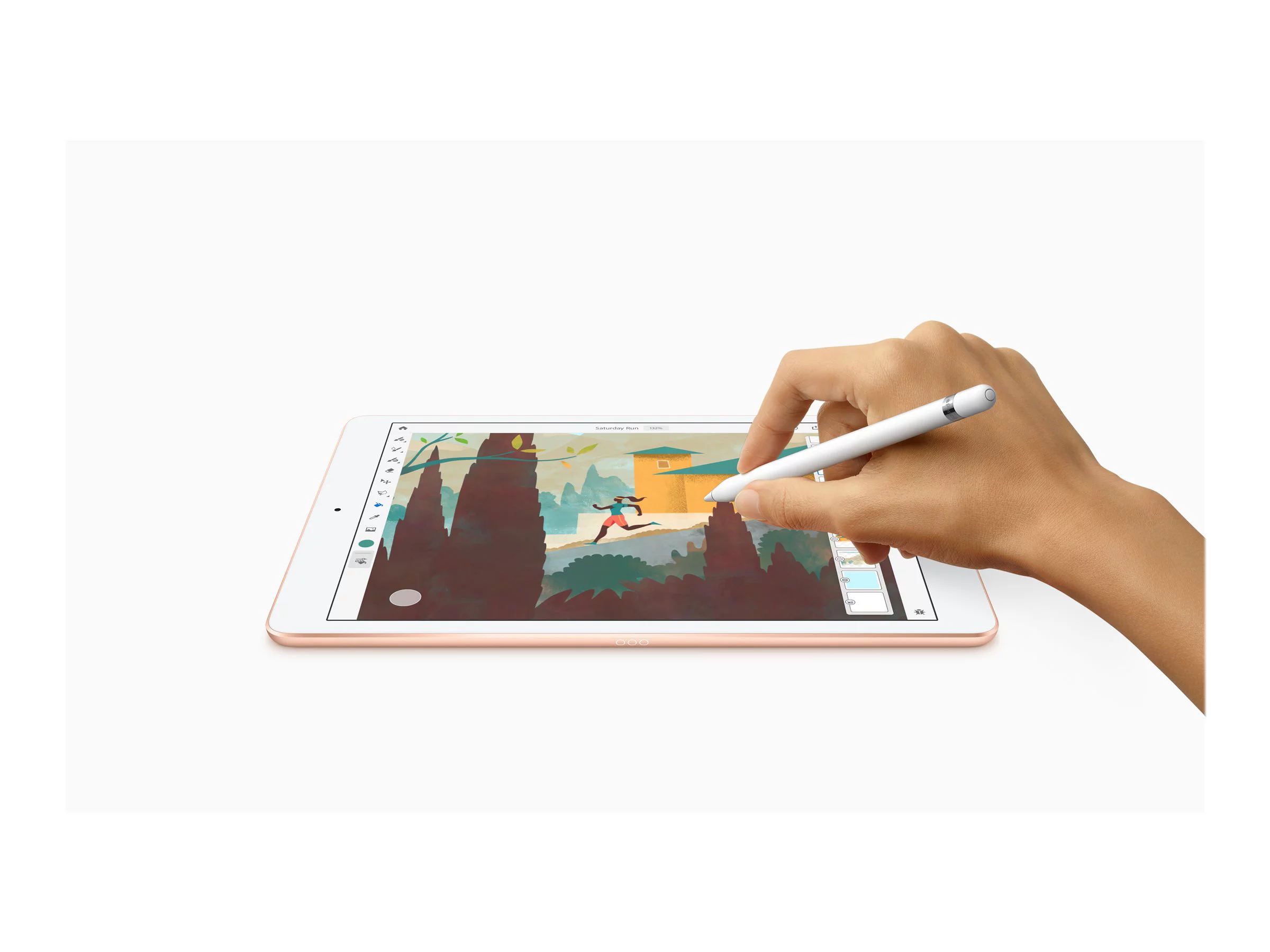 Restored Apple 10.2inch iPad WiFi 7th generation tablet 32 GB 10.2" IPS (2160 x 1620) gold (Refurbished)